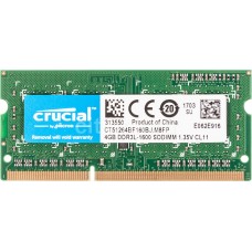 Модуль памяти Crucial DDR-III-L 4GB (PC2-12800) 1600 MHz SO-DIMM (CT51264BF160BJ)