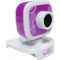 Веб-камера CW-835M Purple, 4 линзы, 1,3 МП, эффекты, микрофон