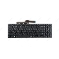 Клавиатура для ноутбука Samsung NP300V5A (черная)  с русскими буквами
